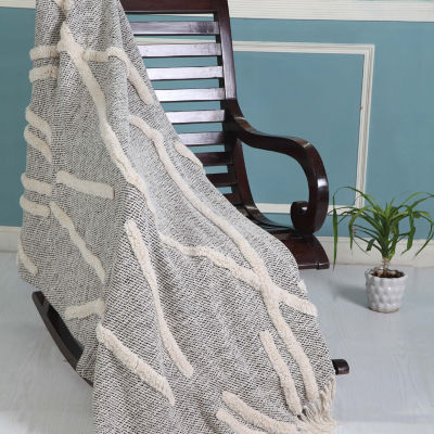 LR Home Luca Diamond Washable Throw