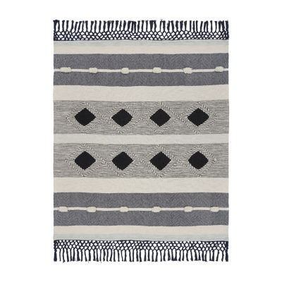 LR Home Isaiah Diamond Washable Throw