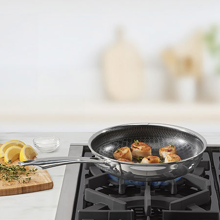 Cuisinart FusionElite Tri-Ply Stainless Steel 8" Skillet, One Size, Stainless Steel