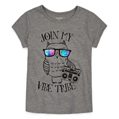 Arizona Short Sleeve Graphic T-Shirt - Girls' 4-16 & Plus