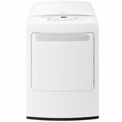 LG ENERGY STAR®  7.3 cu. ft. Ultra-Large Capacity High Efficienty Front Control Dryer with NFC Tag On