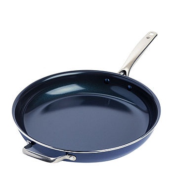 Blue Diamond Cookware Diamond Infused Ceramic Nonstick 9.5 and 11 Frying  Pan Skillet Set, PFAS-Free, Dishwasher Safe