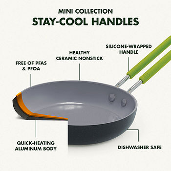 Cook N Home Nonstick 5.5 Mini Size One Egg Fry Pan and Sauce Pan