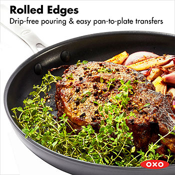 Best Buy: OXO Good Grips Non-Stick Pro 12-Piece Cookware Set Grey