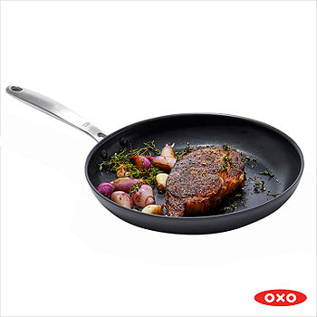 OXO® 2-pc. Hard Anodized Fry Pan Set, Color: Gray
