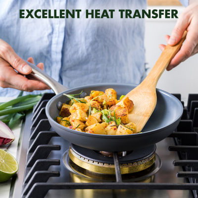 GreenPan Lima Hard Anodized Ceramic Non-Stick 10" Open Frypan with Turner Set
