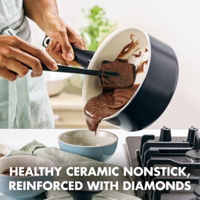 GreenPan Greenpan Rio 2 Qt Non-Stick 2-pc. Ceramic Sauce Pan