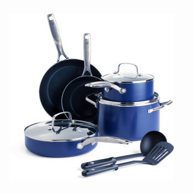 As Seen on TV Blue Diamond 10Pc. Cookware Set, Color Blue JCPenney