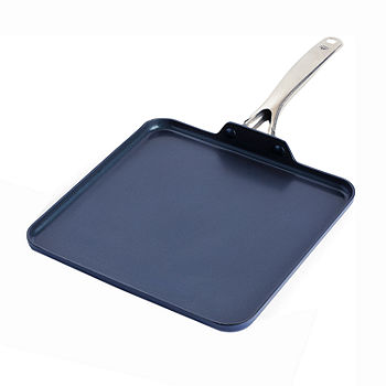 As Seen on TV Blue Diamond Ceramic 11 Non-Stick Square Griddle, Color:  Blue - JCPenney