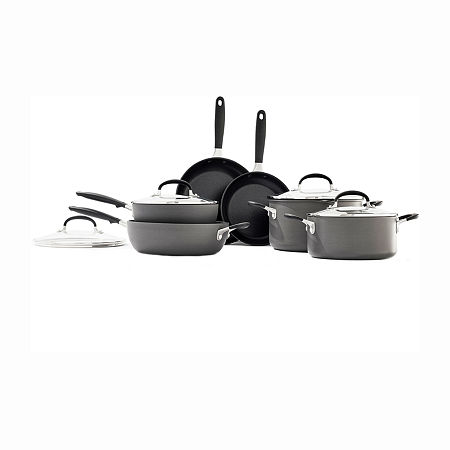 OXO Good Grips 10-pc. Aluminum Hard Anodized Non-Stick Cookware Set, One Size, Gray