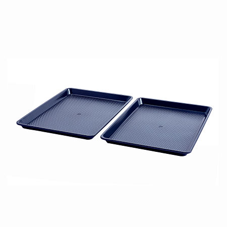Blue Diamond 2-pc. Non-Stick 13X18" Cookie Sheet, One Size, Blue