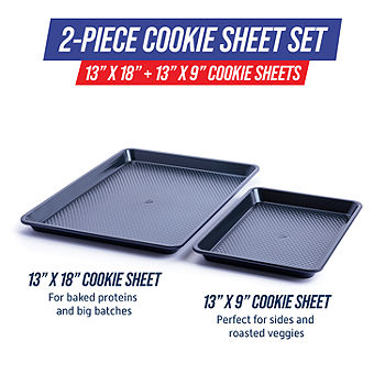Non-Stick 2-Piece Cookie Sheet Set