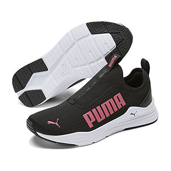 Ontwaken Missionaris klasse Puma Wired Run Rapid Big Girls Running Shoes, Color: Black Pink - JCPenney