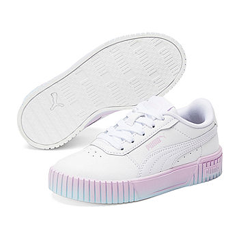 JCPenney Little PUMA Pink Girls - Gradient Carina 2.0 Sneakers, White Color: