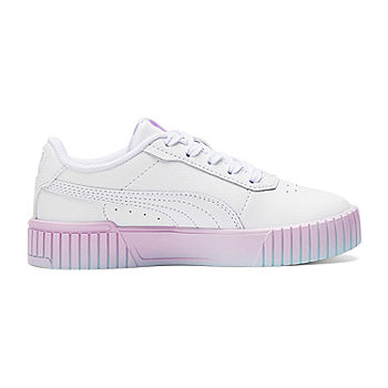 Sneakers, Color: - Girls Gradient Pink PUMA JCPenney 2.0 Carina Little White