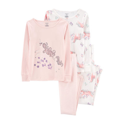 Carter's Little & Big Girls 4-pc. Pant Pajama Set