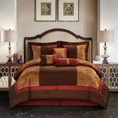 Stratford Park Emery Midweight Complete Bedding Set, One Size, Brown