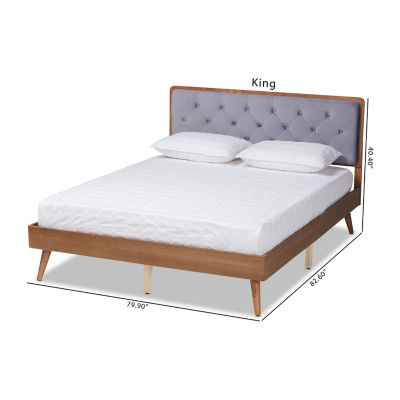 Modern Upholstered Rectangle Bed