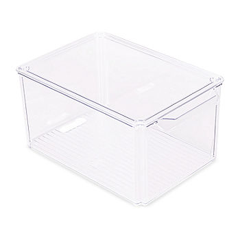 Home Expressions Silicone Liner Sectional 4-Compartment Storage Bin, Color:  Clear - JCPenney