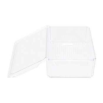 Home Expressions Acrylic 4-pc. Stackable Storage Bin Set, Color: White -  JCPenney