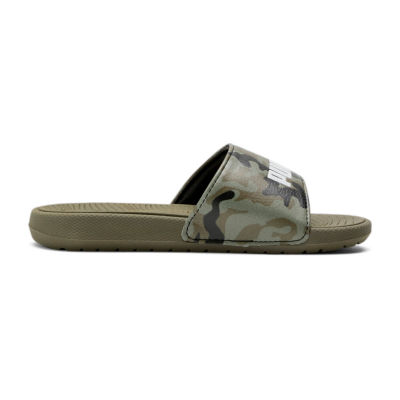 PUMA Little & Big  Boys Cool Cat 2.0 Camo Slide Sandals