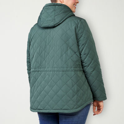 Free country reversible fleece lined midweight store quilted jacket