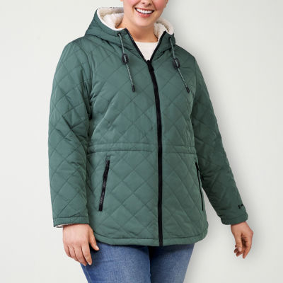 Free Country Womens Plus Reversible Midweight Quilted Jacket