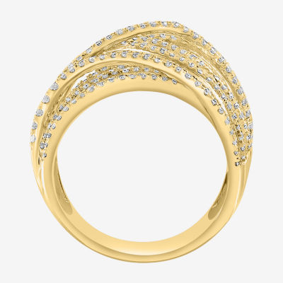 Womens 1 1/2 CT. T.W. Natural White Diamond 14K Gold Band