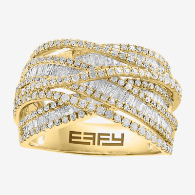 Womens 1 1/2 CT. T.W. Natural White Diamond 14K Gold Band