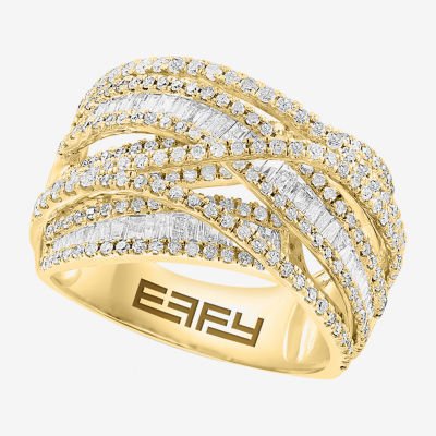 Womens 1 1/2 CT. T.W. Natural White Diamond 14K Gold Band