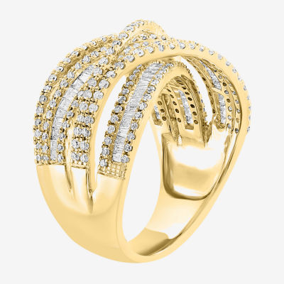 Womens 1 1/2 CT. T.W. Natural White Diamond 14K Gold Band