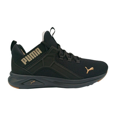 PUMA Enzo 2 Revamp Mens Running Shoes, Color: Black Gold - JCPenney