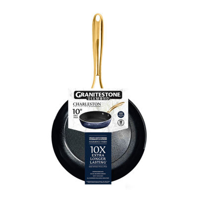 Granitestone Armor Max Hard Anodized Ultra Durable 10 Frying Pan, Black