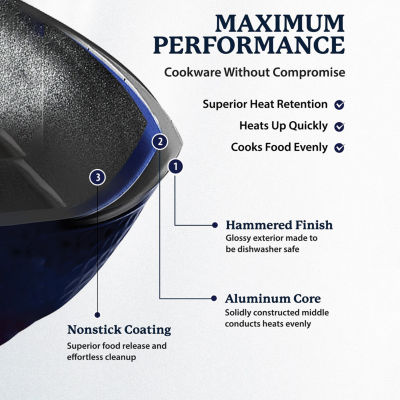 Granitestone Charleston Collection Hammered 12' Non-Stick Frying Pan