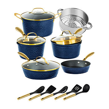 Granitestone 10-Pc. Pots And Pan Cookware Set With Utensils