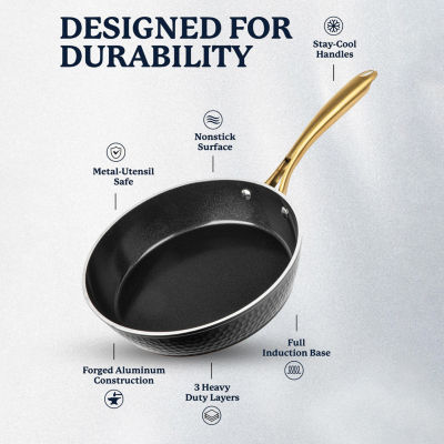 Thyme & Table Non-Stick 12 Gold Fry Pan with Stainless Steel Induction  Base 