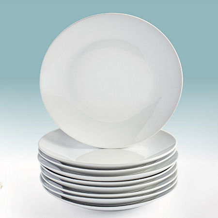 Tabletops Unlimited 8-pc. Ceramic Salad Plate, One Size, White