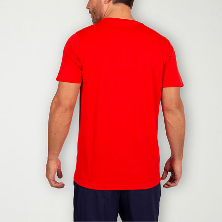 PUMA Mens Crew Neck Short Sleeve Graphic T-Shirt, X-large, Red