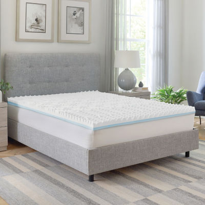 Bodipedic Home 3-Inch Reversible Dual Sided Memory Foam Mattress Topper