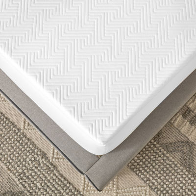 Bodipedic Home 2-Inch Gel-Infused Memory Foam Mattress Topper With Circular-Knit Cover