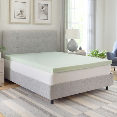 Bodipedic Home 3-Inch Green Tea Infused Memory Foam Mattress Topper