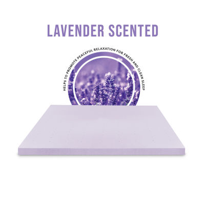 Bodipedic Home 3-Inch Lavender Infused Memory Foam Mattress Topper