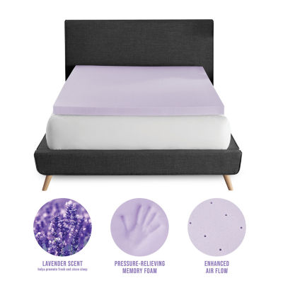 Bodipedic Home 3-Inch Lavender Infused Memory Foam Mattress Topper