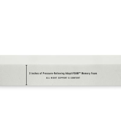 Bodipedic Home 3-Inch Adaptifoam Responsive Memory Foam Mattress Topper