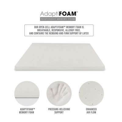 Bodipedic Home 3-Inch Adaptifoam Responsive Memory Foam Mattress Topper