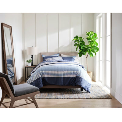 IZOD Kingsley Stripe Reversible Comforter Set