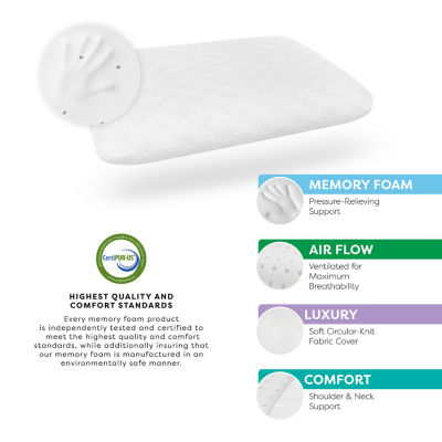 Bodipedic Home Classic Support Conventional Memory Foam Pillow