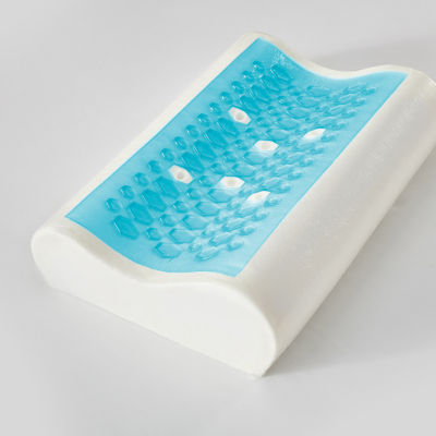 Bodipedic Home Gel Overlay Memory Foam Contour Pillow