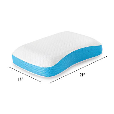 Bodipedic Home Side Back Sleeper Memory Foam Bed Pillow