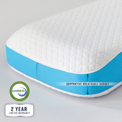 Bodipedic Home Side Back Sleeper Memory Foam Bed Pillow